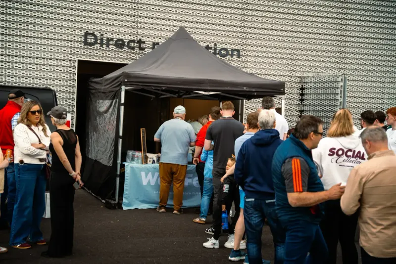 Automotive event being filmed for short-form video in Ireland