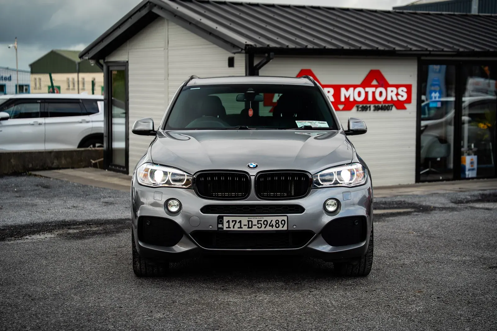 BMW X5 on the Amber Motors forecourt in Galway — vehicle photography by TN Media